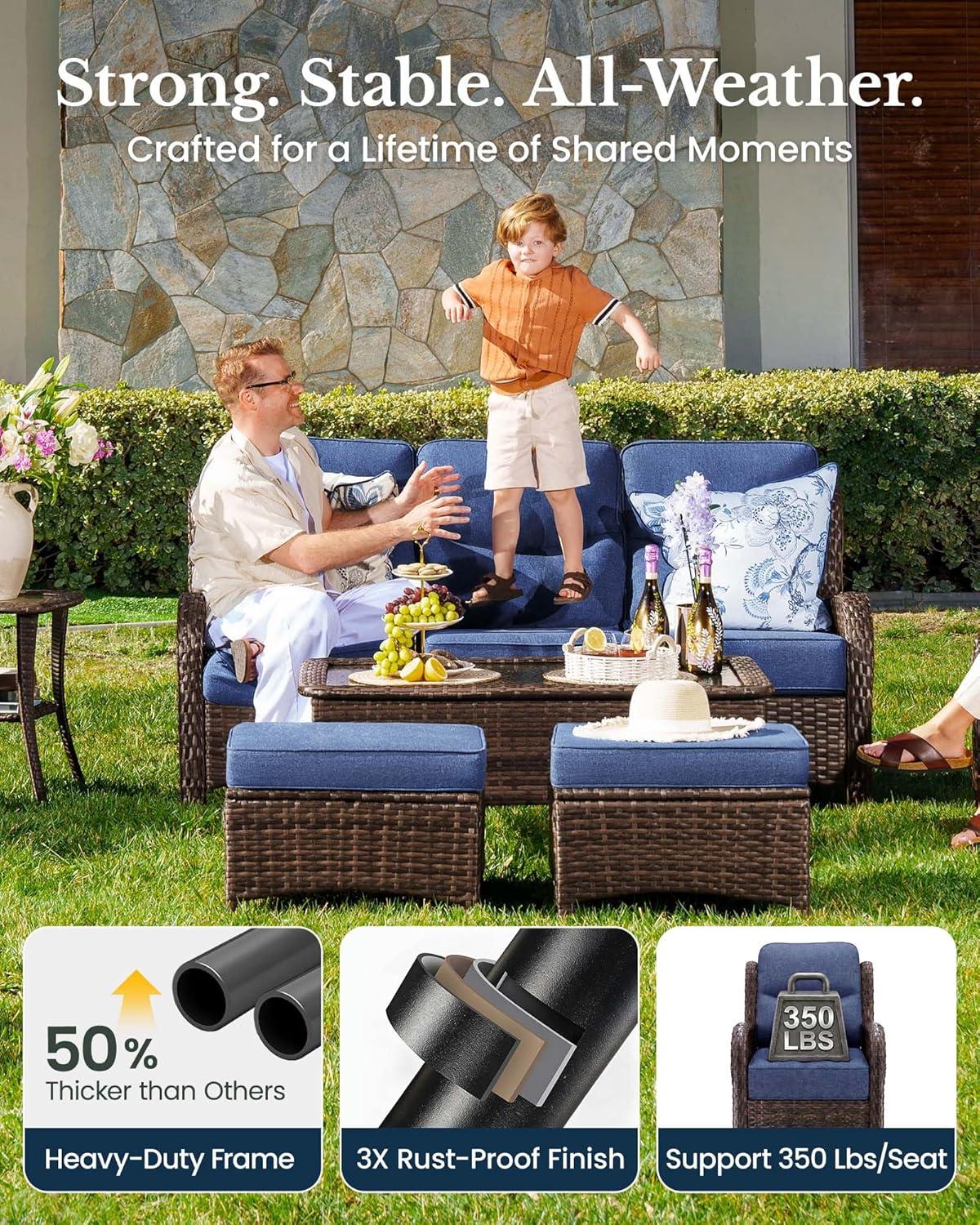 Best Patio Furniture – HILLGA 7-Piece Outdoor Set with Cushions Review