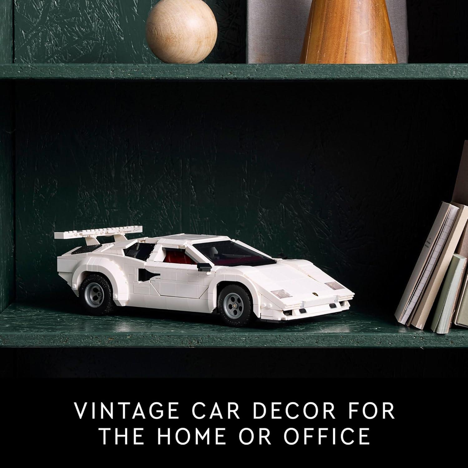 Best Collectible Building Set – LEGO Icons Lamborghini Countach 5000 Quattrovalvole Review